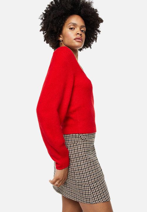 H&M - Rib-knit jumper - red