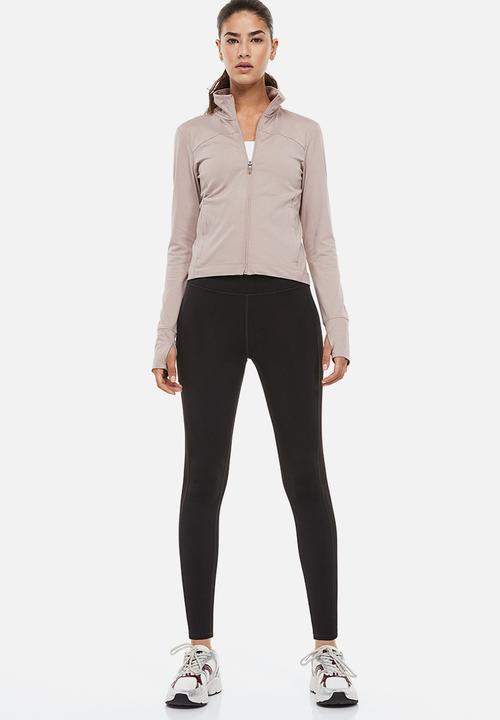 H&M - Softmove™ sports jacket - light greige