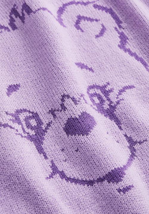 H&M - Jacquard-knit jumper - light purple/care bears