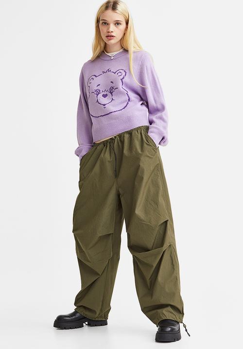 H&M - Jacquard-knit jumper - light purple/care bears