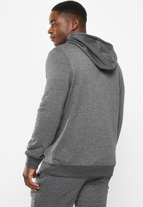 Original Penguin - Penguin corpo zip hoodie  - heather black