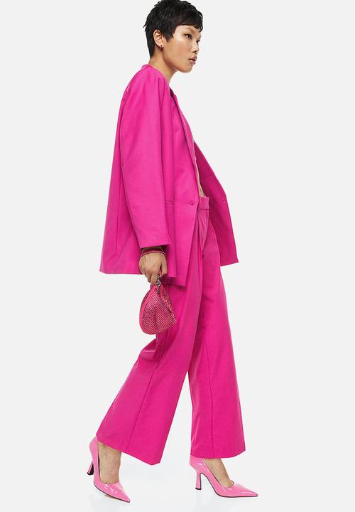 H&M - Double-breasted jacket - cerise