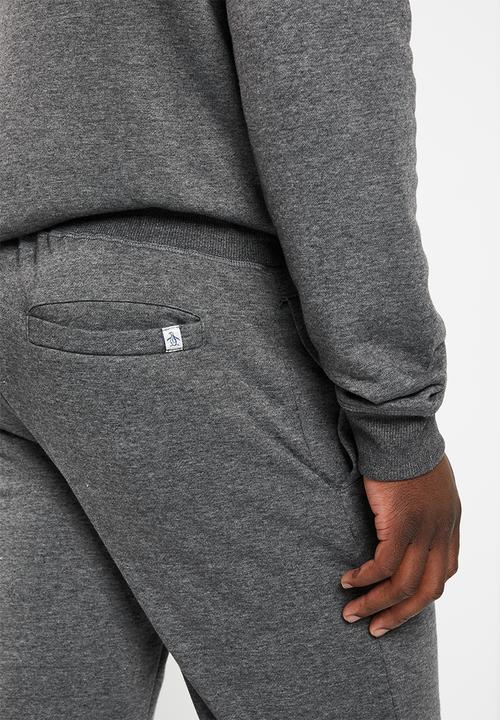 Original Penguin - Penguin pete trackpant - heather black