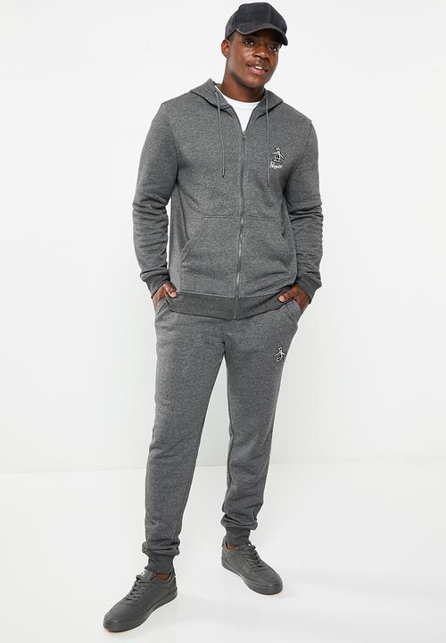 Original Penguin - Penguin pete trackpant - heather black