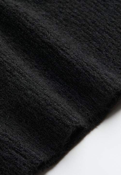 H&M - Off-the-shoulder bodycon dress - black