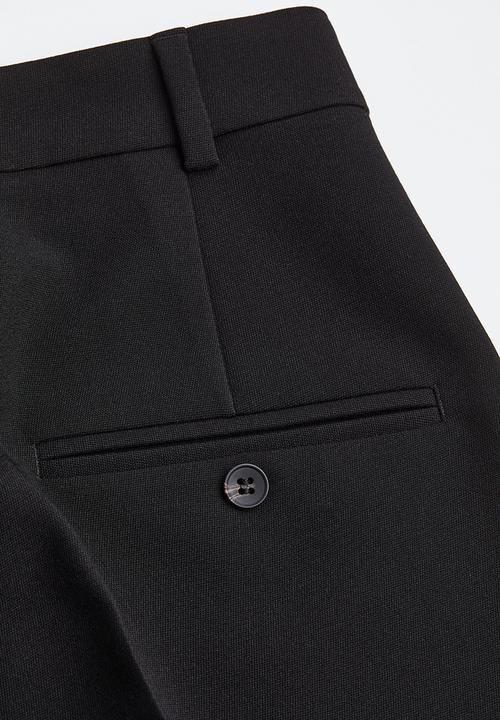H&M - Straight trousers - black