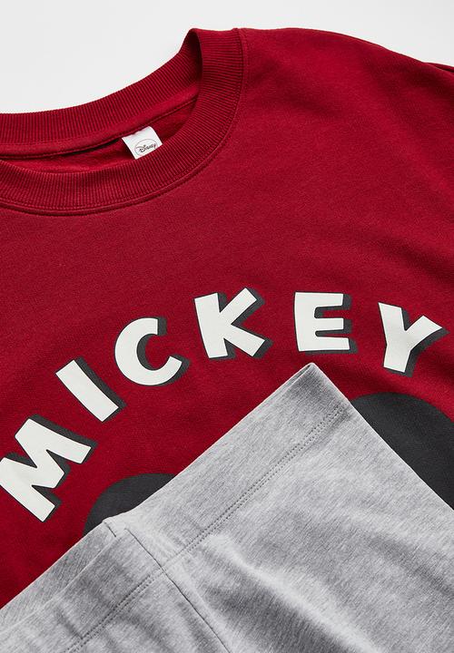 H&M - Printed pyjamas - red/mickey mouse