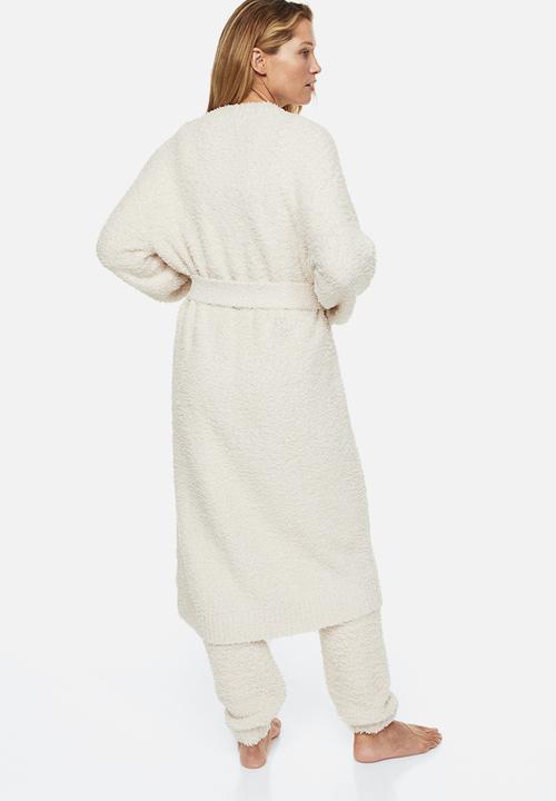 H&M - Fluffy dressing gown - light beige