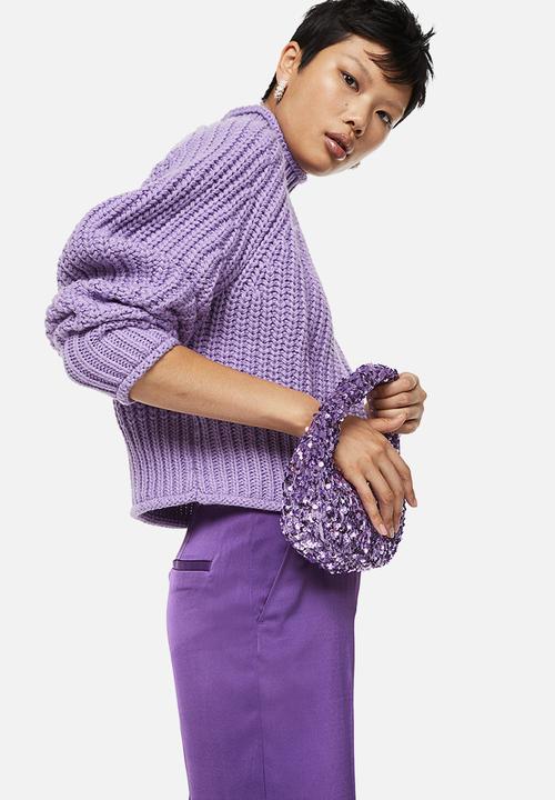 H&M - Knitted jumper - purple