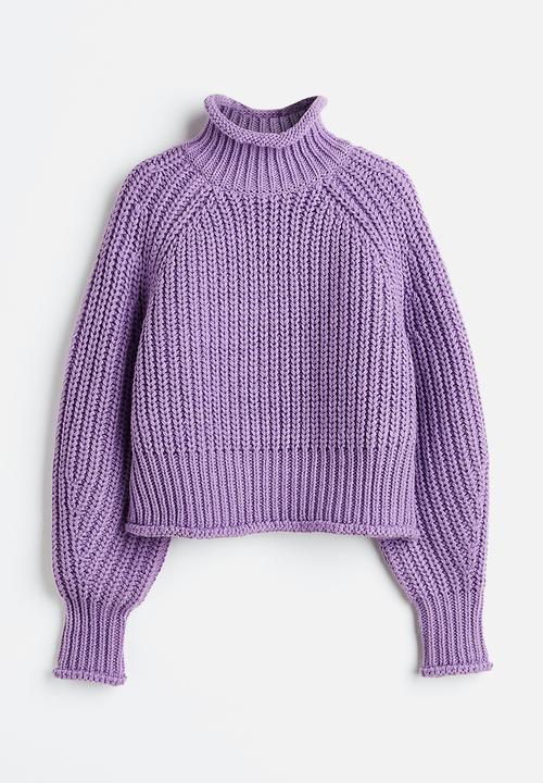 H&M - Knitted jumper - purple