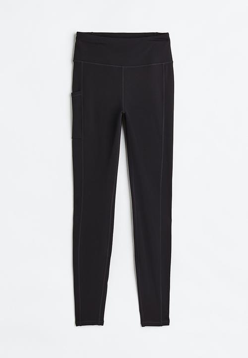 H&M - Drymove™ warm sports tights - black