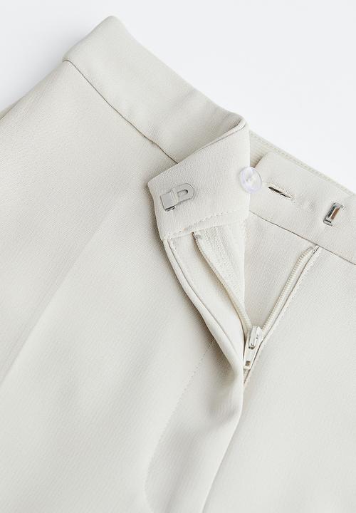H&M - Tailored trousers - natural white