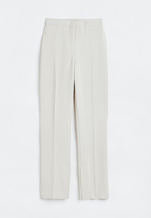 H&M - Tailored trousers - natural white