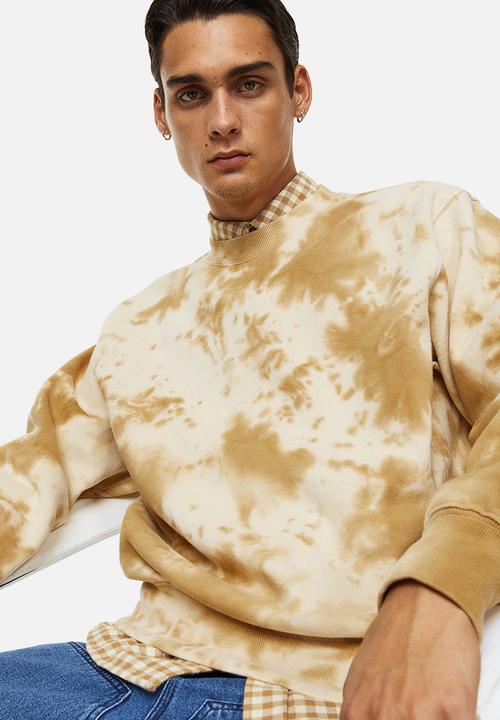 H&M - Oversized fit cotton sweatshirt - beige