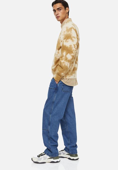 H&M - Oversized fit cotton sweatshirt - beige