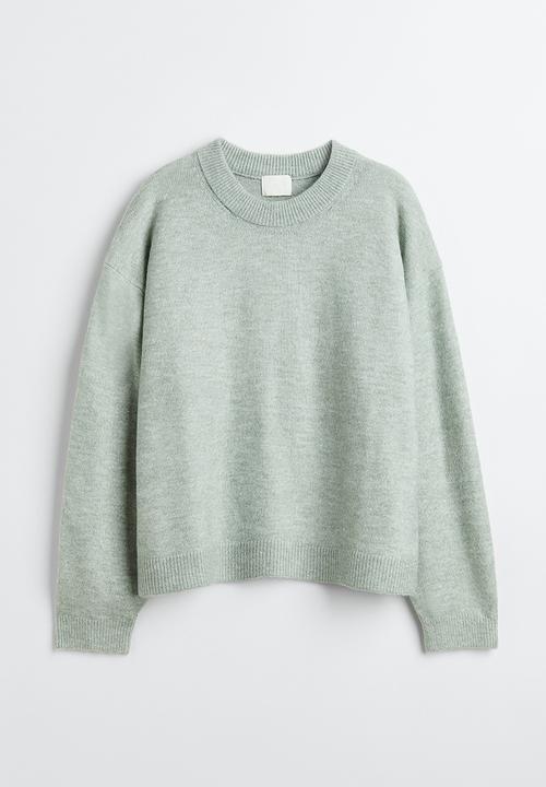 H&M - Beaded jumper - light green