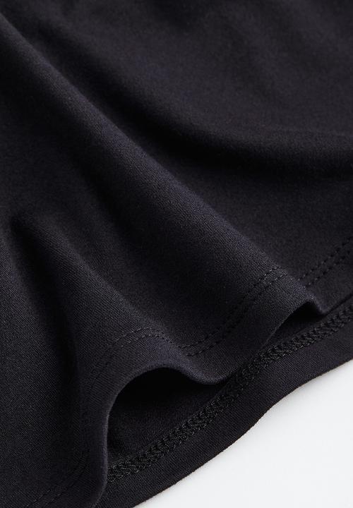 H&M - One-shoulder top - black