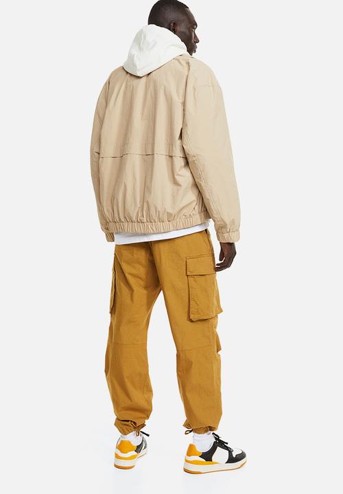 H&M - Nylon track jacket - beige