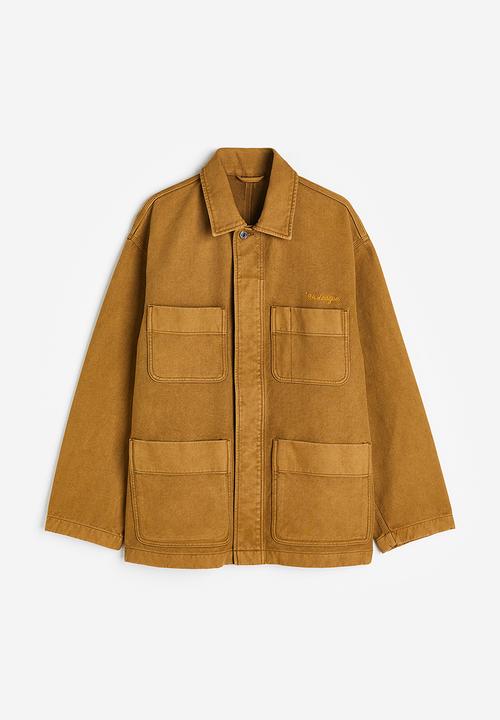 H&M - Boxy twill jacket - beige