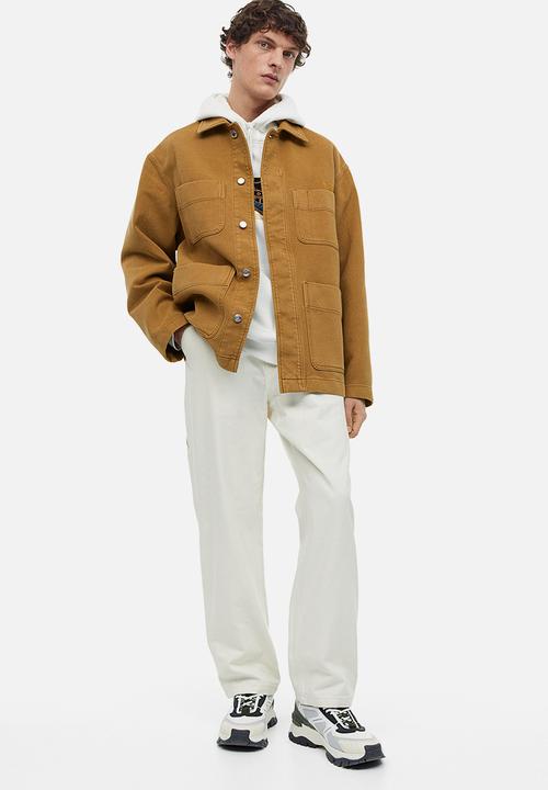 H&M - Boxy twill jacket - beige