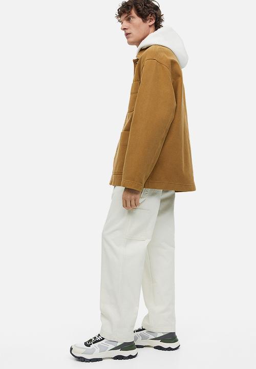 H&M - Boxy twill jacket - beige