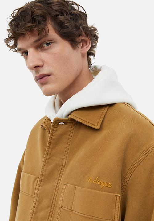 H&M - Boxy twill jacket - beige