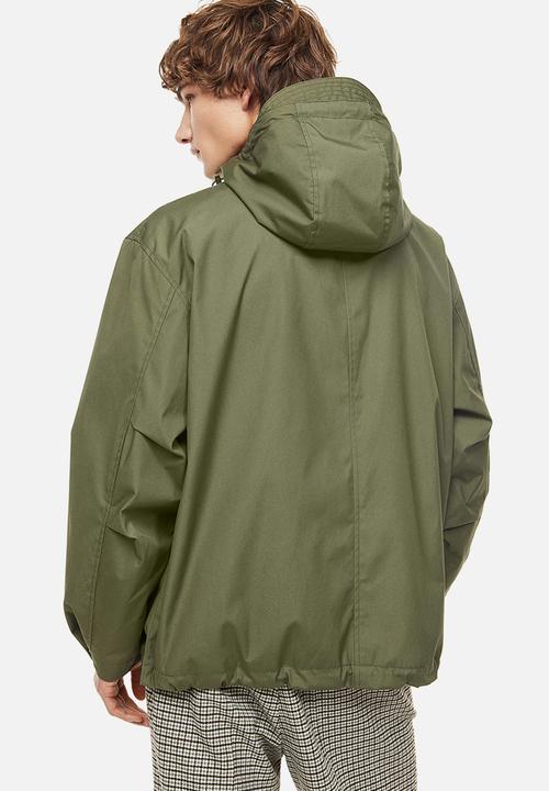 H&M - Water-repellent hooded jacket - green