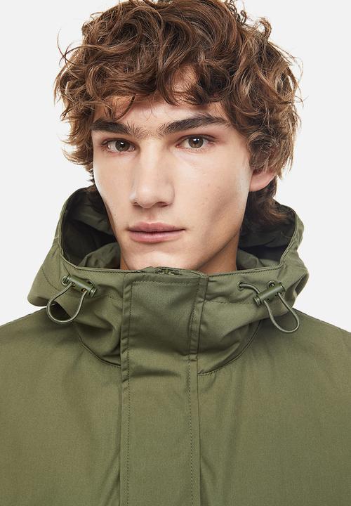 H&M - Water-repellent hooded jacket - green