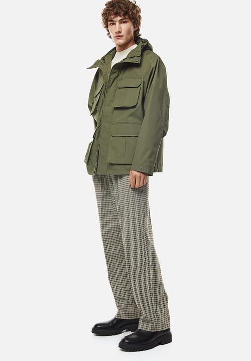 H&M - Water-repellent hooded jacket - green