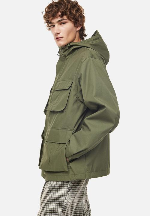 H&M - Water-repellent hooded jacket - green