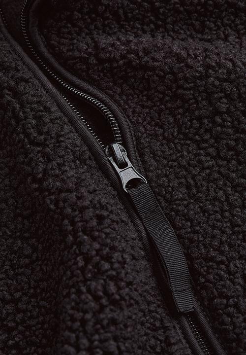 H&M - Teddy jacket - black