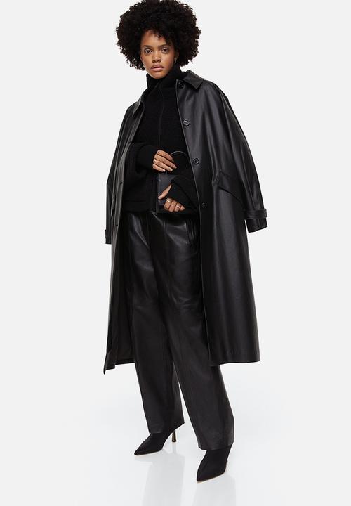 H&M - Teddy jacket - black