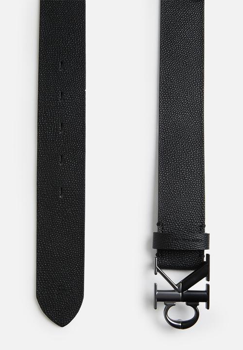 Calvin Klein - Mono buckle + cardholder 6cc - black