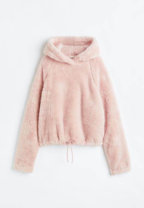 H&M - Teddy hoodie - pink