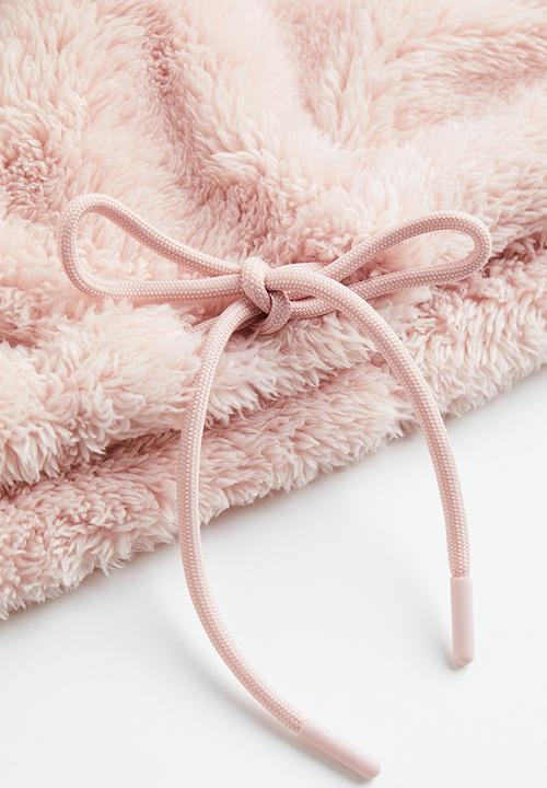 H&M - Teddy hoodie - pink
