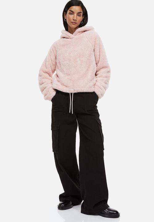 H&M - Teddy hoodie - pink