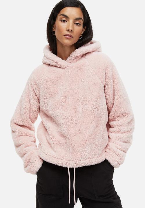 H&M - Teddy hoodie - pink