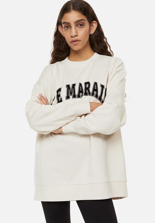 H&M - Printed sweatshirt - cream/le marais