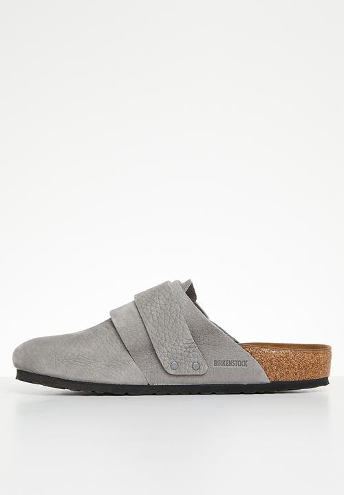 Birkenstock - Nagoya nubuk leather regular - desert buck whale gray