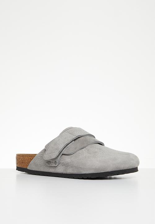 Birkenstock - Nagoya nubuk leather regular - desert buck whale gray