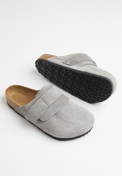 Birkenstock - Nagoya nubuk leather regular - desert buck whale gray
