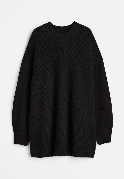 H&M - Knitted dress - black