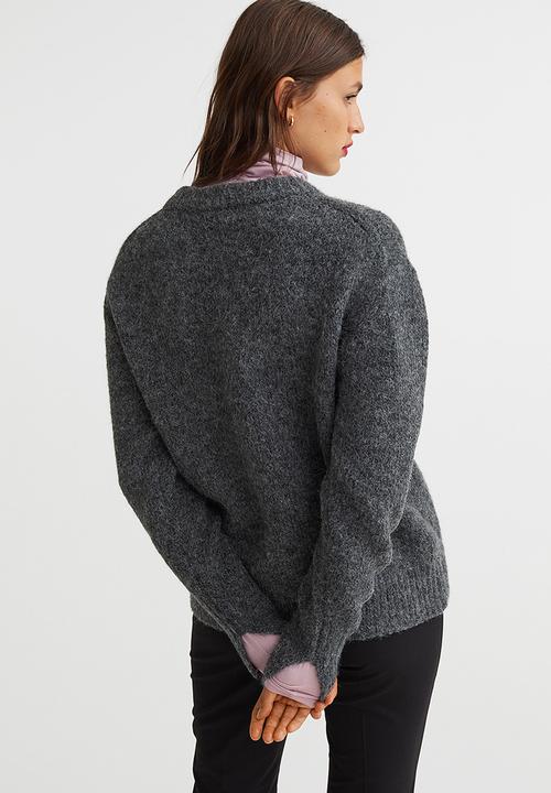 H&M - Knitted jumper - dark grey