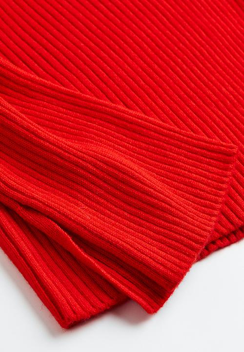 H&M - Oversized turtleneck jumper - red