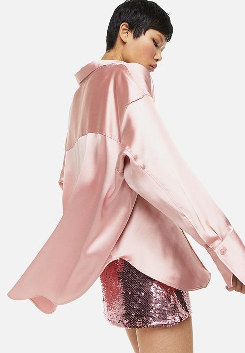 H&M - Oversized blouse - pink