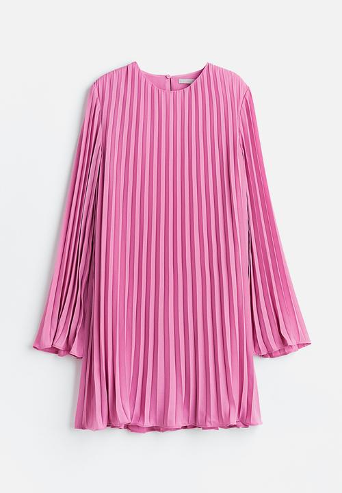 H&M - Pleated dress - pink
