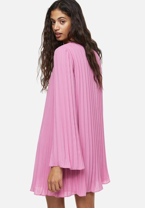 H&M - Pleated dress - pink