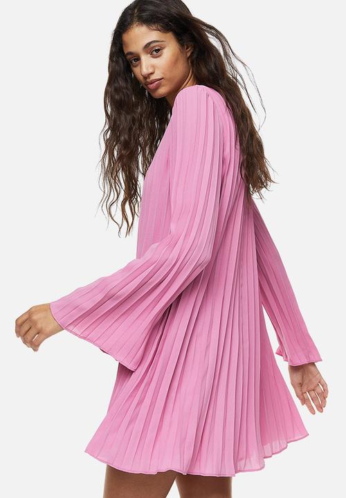 H&M - Pleated dress - pink