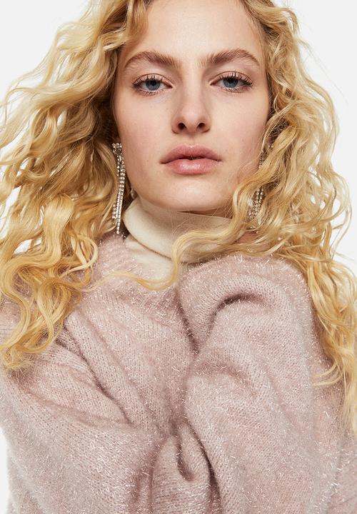 H&M - Glittery jumper - light beige