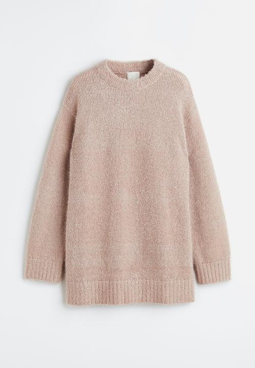 H&M - Glittery dress - powder pink